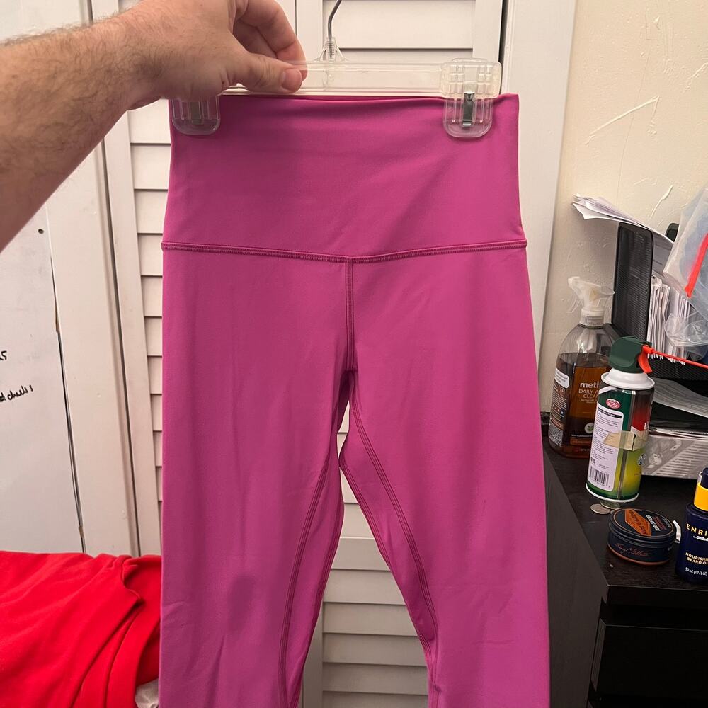 Lululemon Align High-Rise Crop 23" sz 4 NWOT's Pink Women's Leggings $98 - Picture 4 of 13